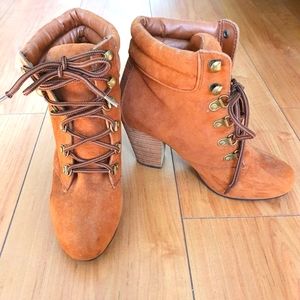 Lowrys farm brown suede boots